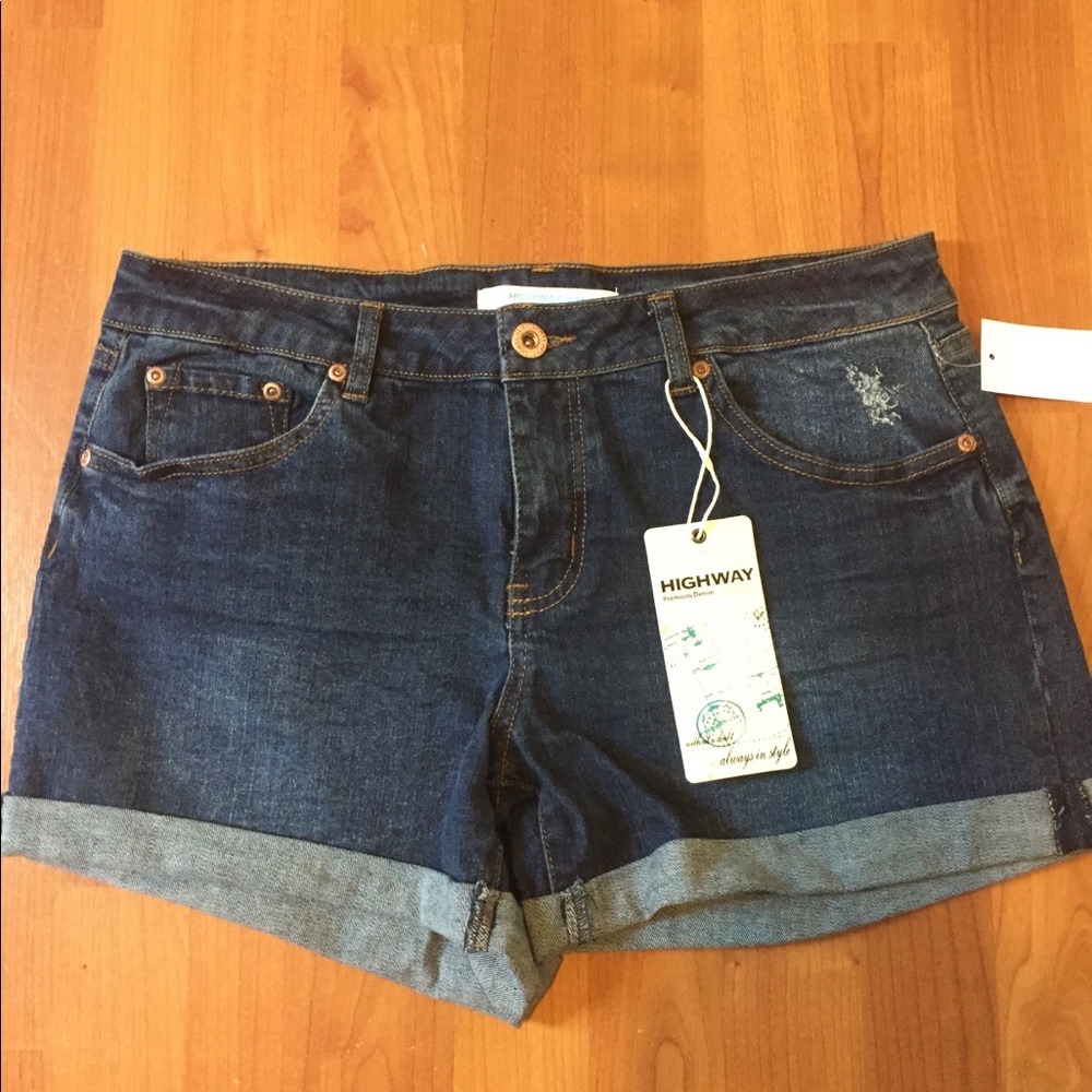 Womens denim shorts